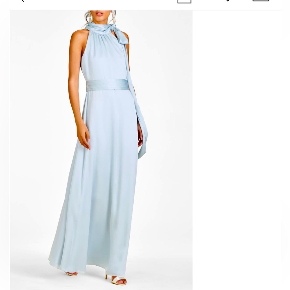 Sachin & Babi Kayla Gown Ice Blue